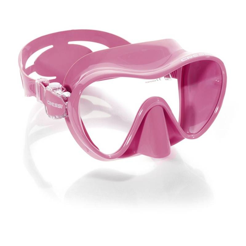 pink scuba mask