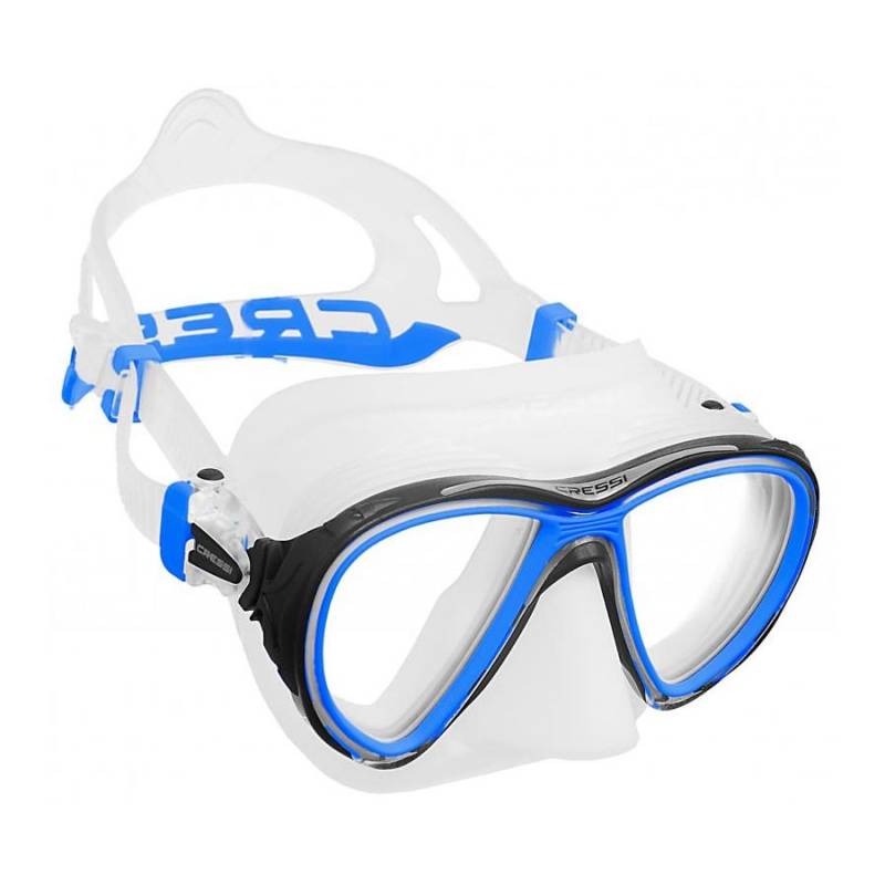 Cressi Quantum Mask Clear / Blue Scuba Diving Buy and Sales in Gidive Store