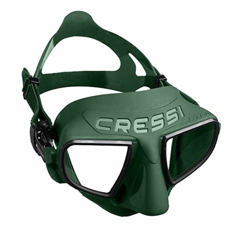 Cressi Atom Mask Green Scuba Diving Buy and Sales in Gidive Store