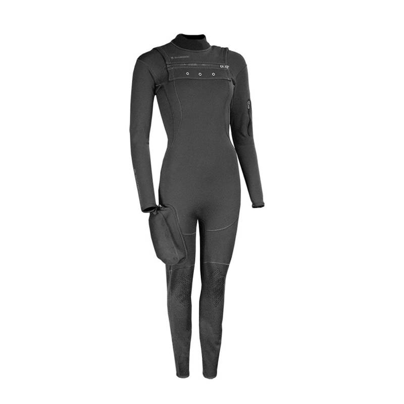 Sharkskin T2 TiFIR Chillproof Suit with Chest Zip Woman Scuba Diving ...