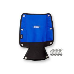 DTD Protector Acolchado Backplate Azul con Bolsillo Boya