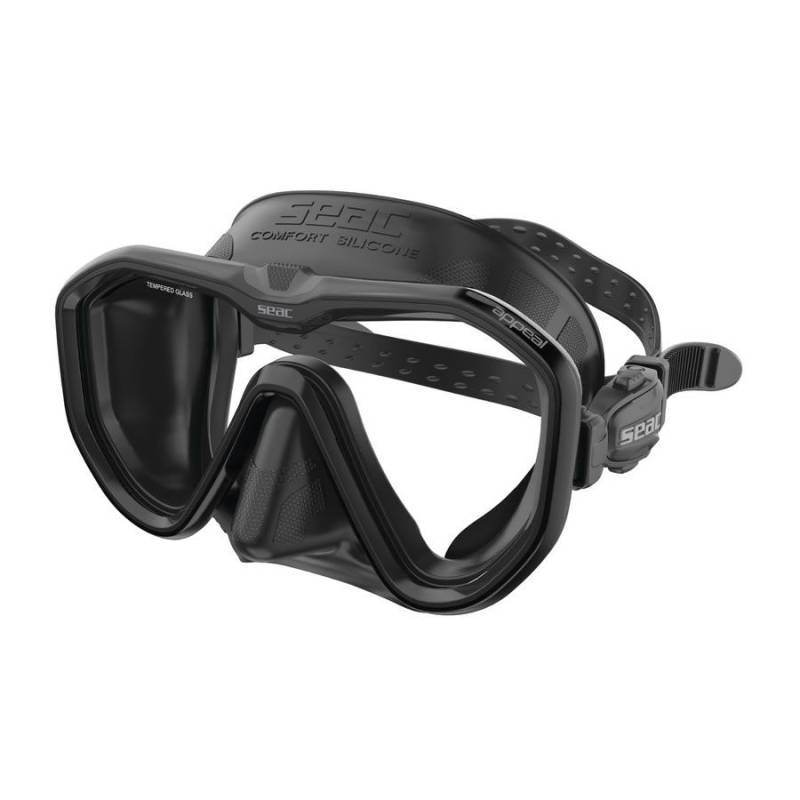 Seac Eagle Spearfishing Mask Black 0750066004529A