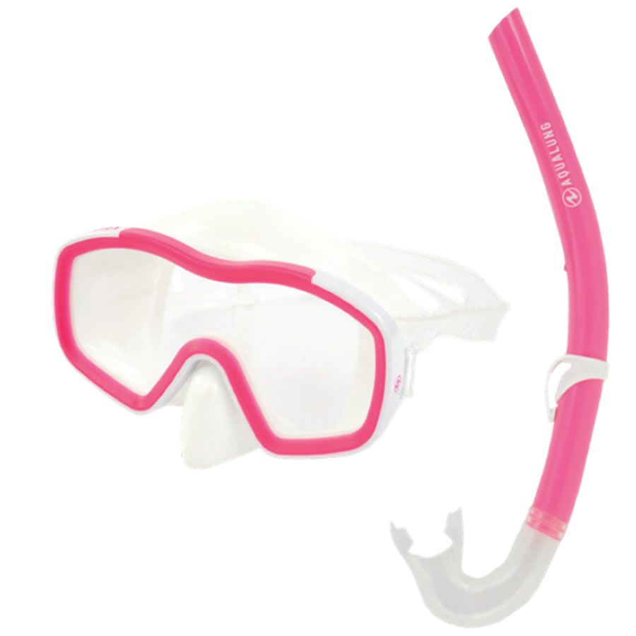 Aqualung Combo Raccoon Junior Pink / White