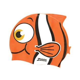 Zoggs Junior Character Silicone Cap Orange