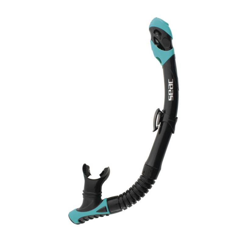 Seac Reverse Dry Snorkel Aqua Black