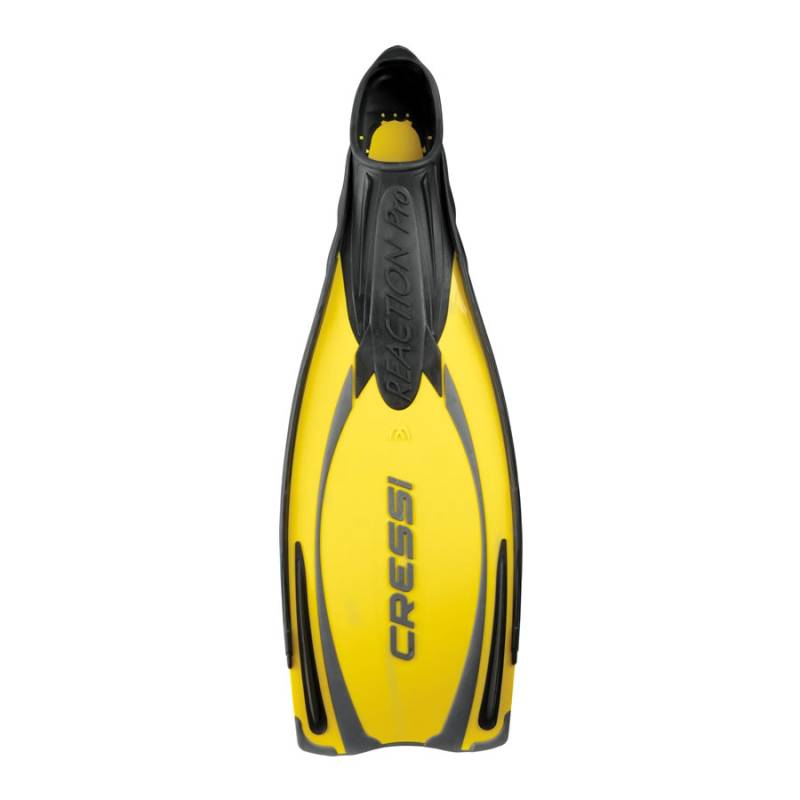 Cressi Reaction Pro Fins Yellow Scuba Diving Buy and Sales in Gidive Store